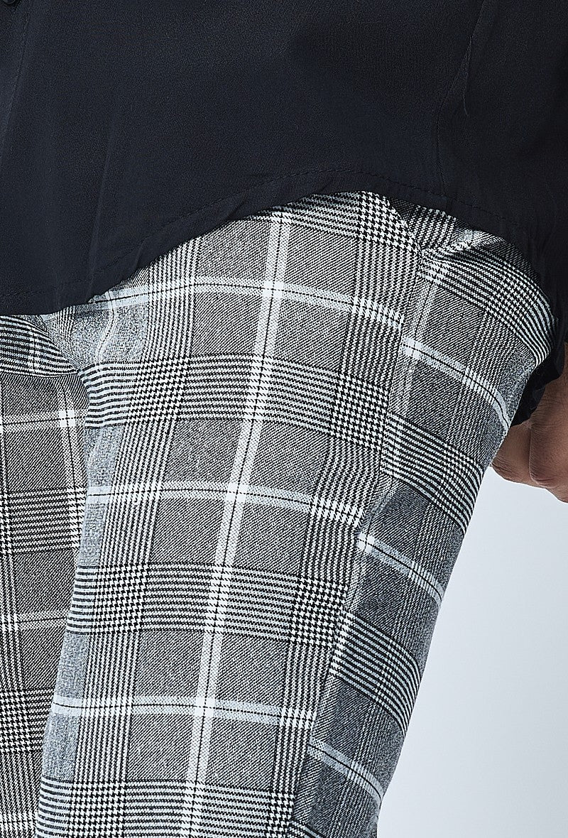 Pantalon tendance à carreaux - Frilivin