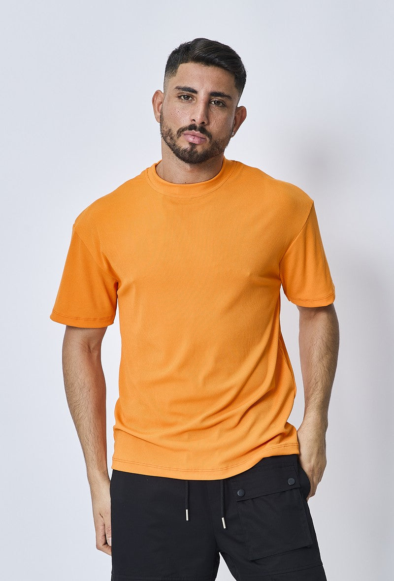 T-shirt cotelé uni oversize - Frilivin