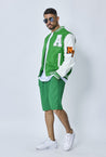 Veste teddy universitaire - Frilivin