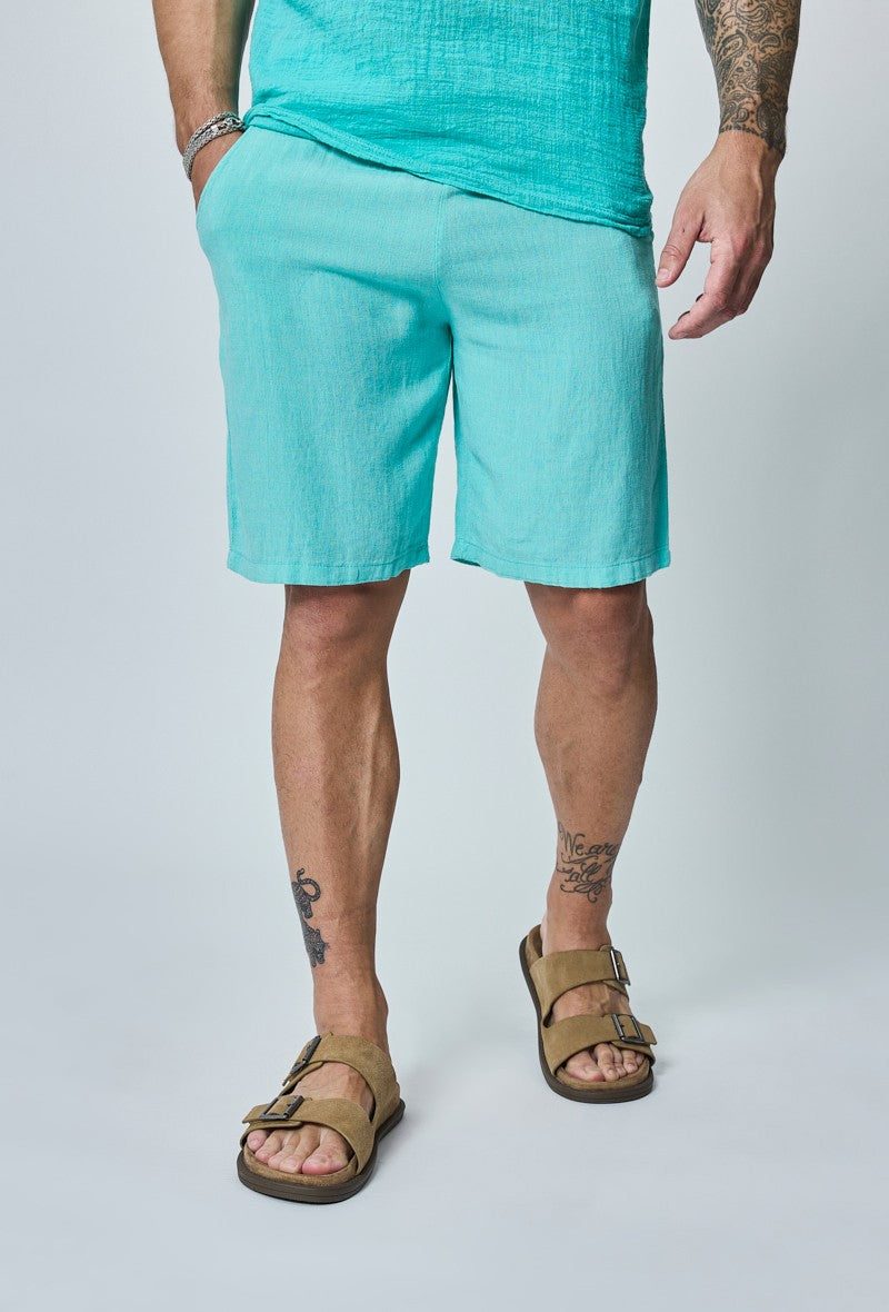 Short léger effet lin - Frilivin