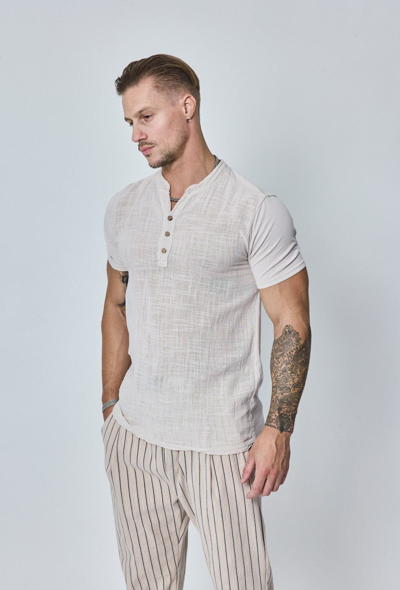 T-shirt léger effet lin - Frilivin