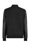 Veste avec manche simili cuire - Frilivin