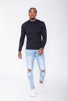 Pull col cheminé uni - Frilivin