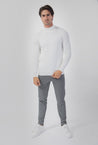 Pull col cheminé uni - Frilivin