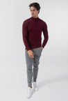 Pull col cheminé uni - Frilivin