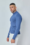 Pull col cheminé uni - Frilivin
