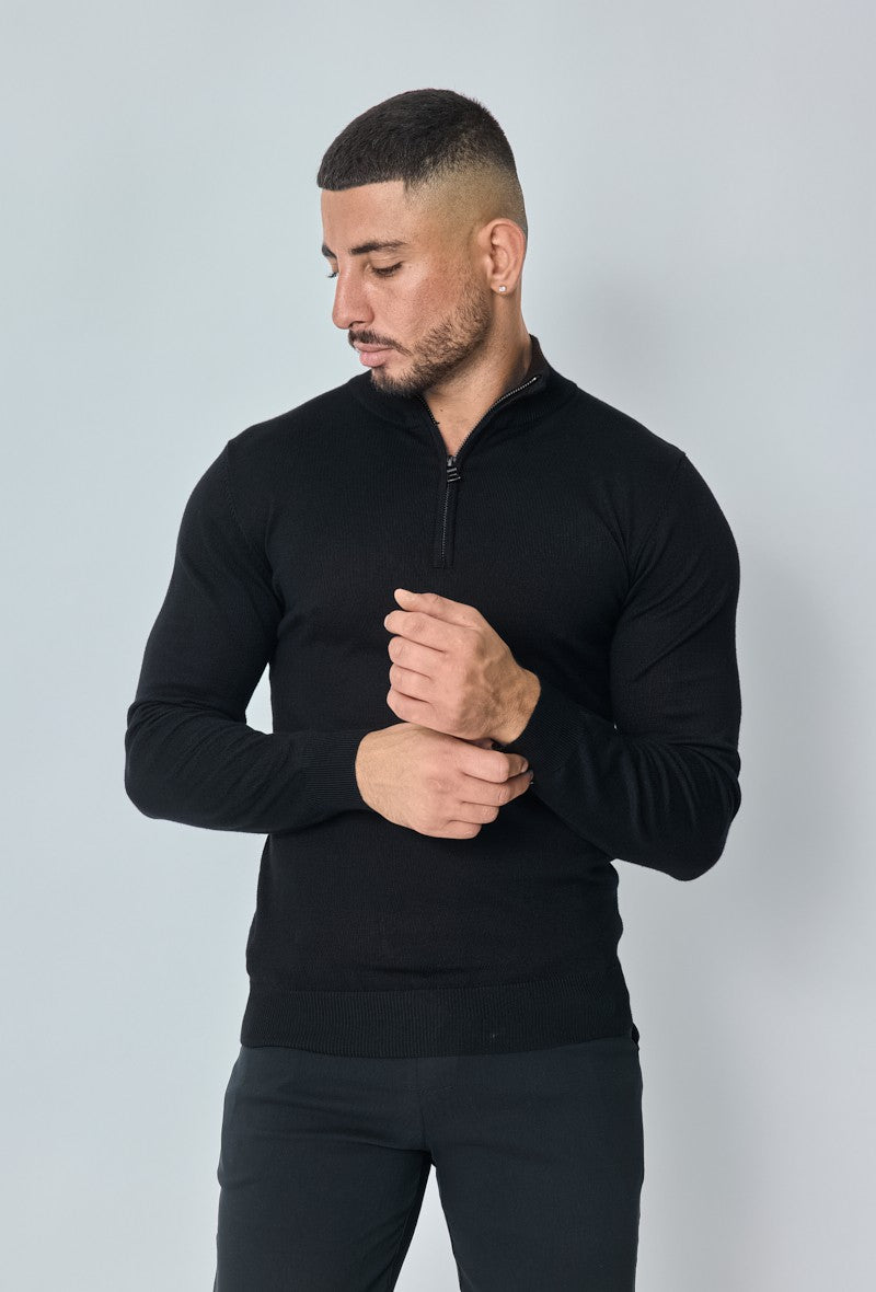 Pull noir maille - Frilivin