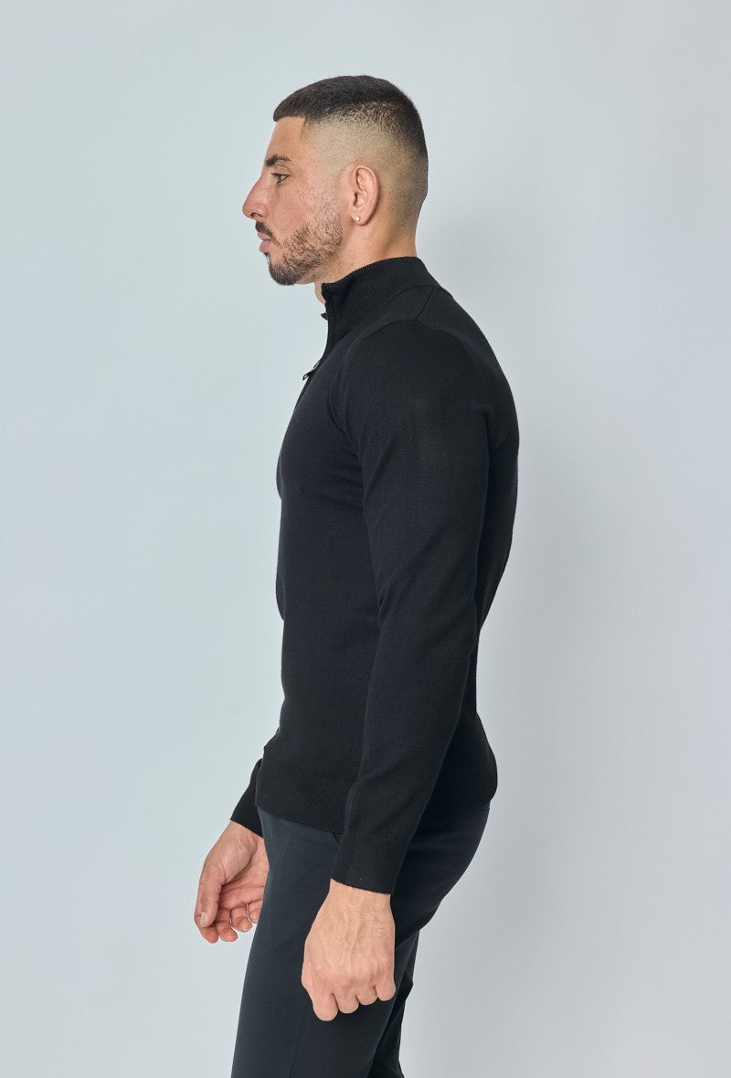 Pull noir maille - Frilivin