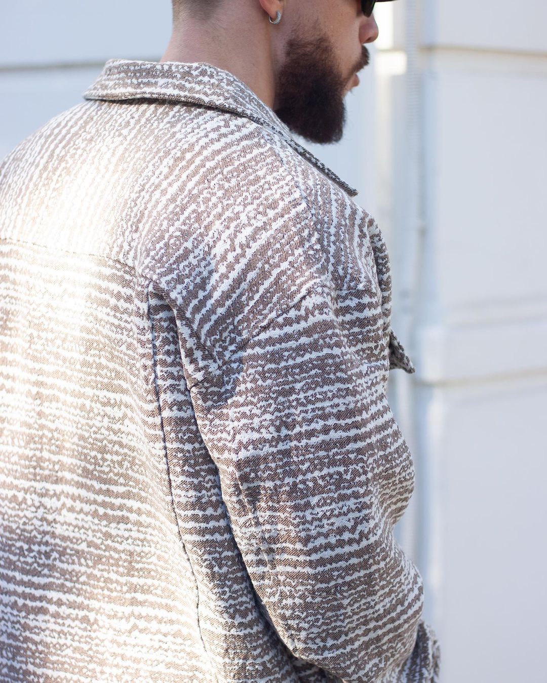 Ensemble oversized à motifs abstraits