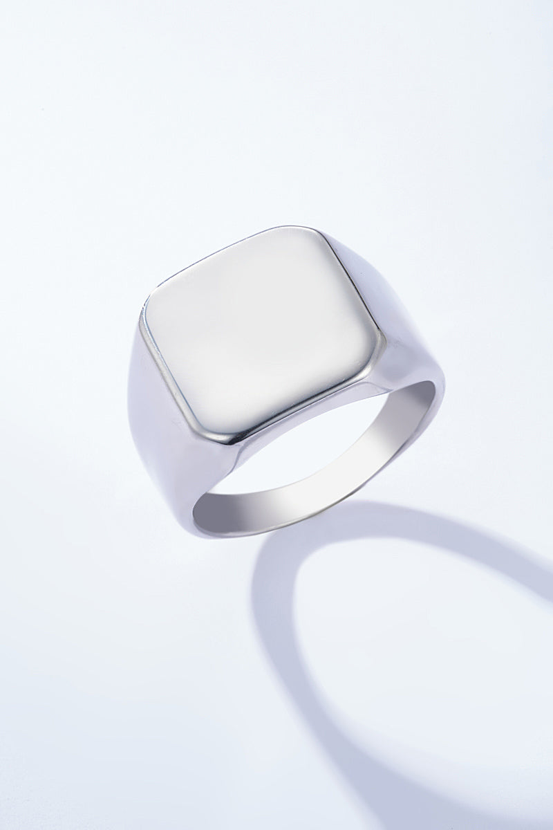 Bague chevalière petite taille