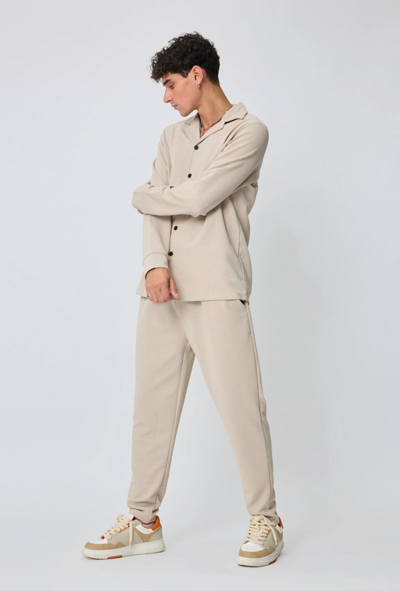 Ensemble chemise pantalon uni