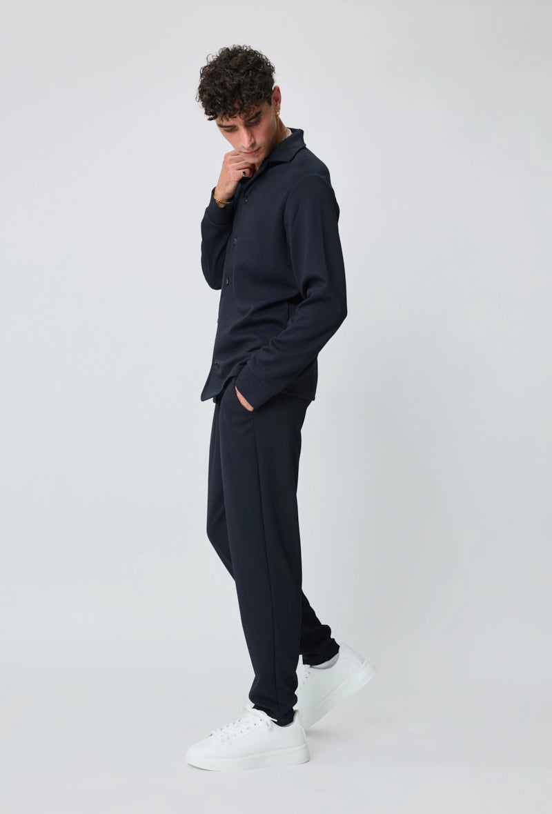 Ensemble chemise pantalon uni