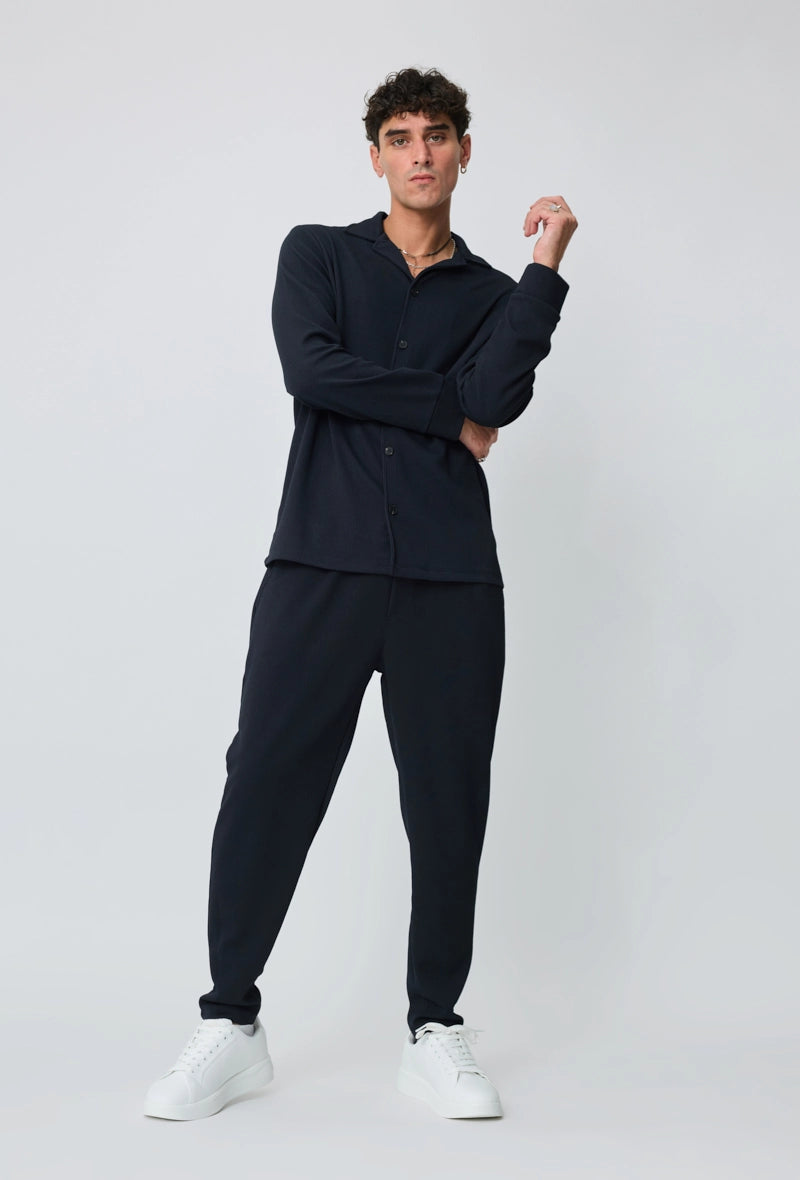 Ensemble chemise pantalon uni