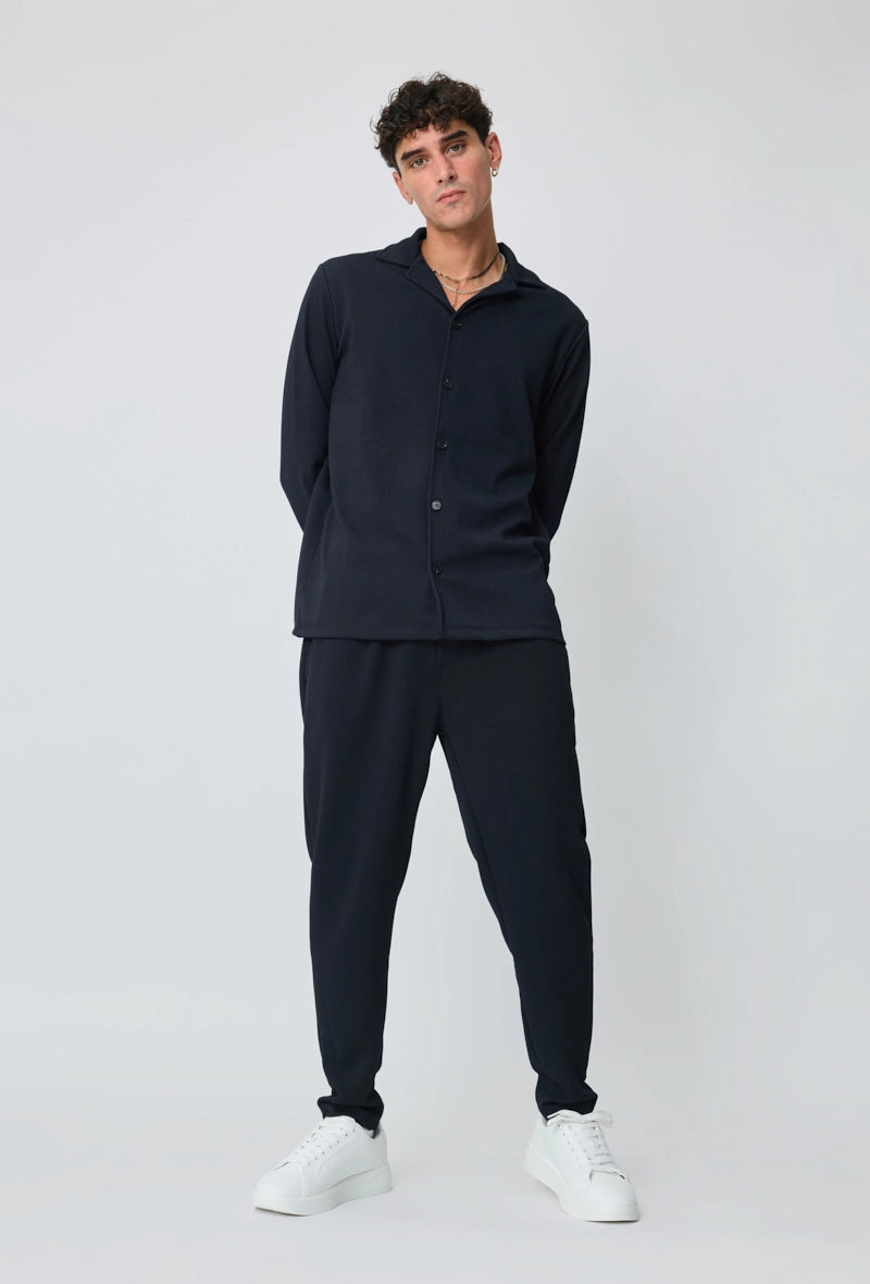 Ensemble chemise pantalon uni