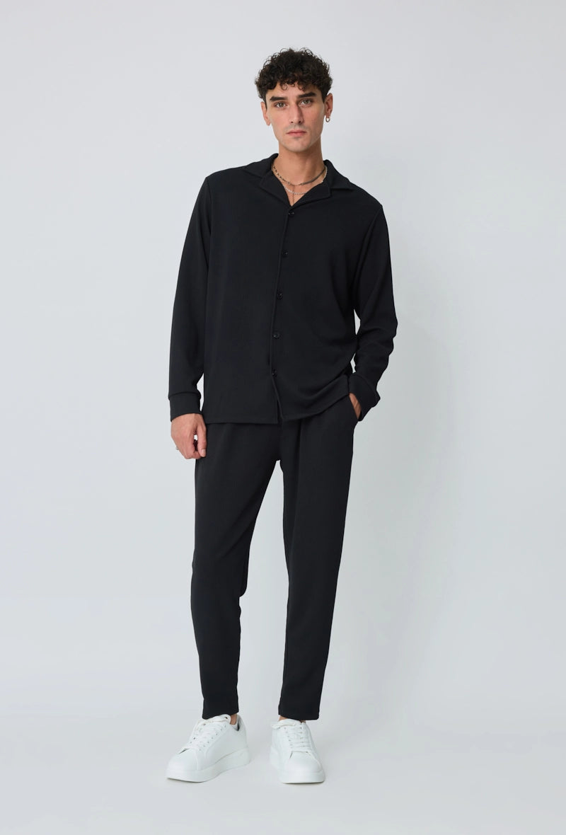 Ensemble chemise pantalon uni