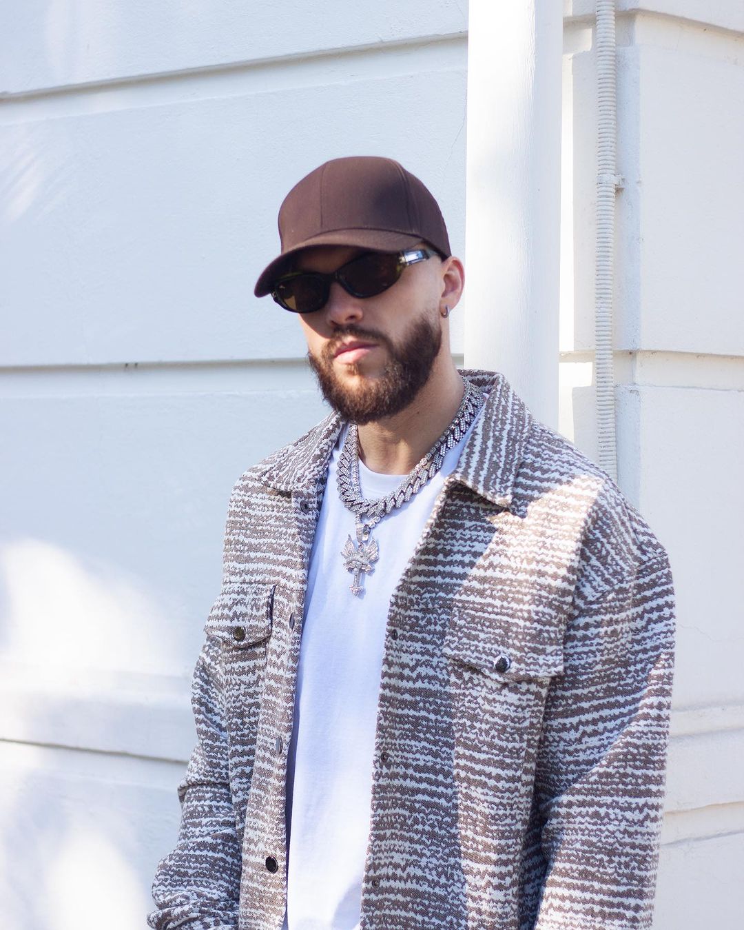 Ensemble oversized à motifs abstraits