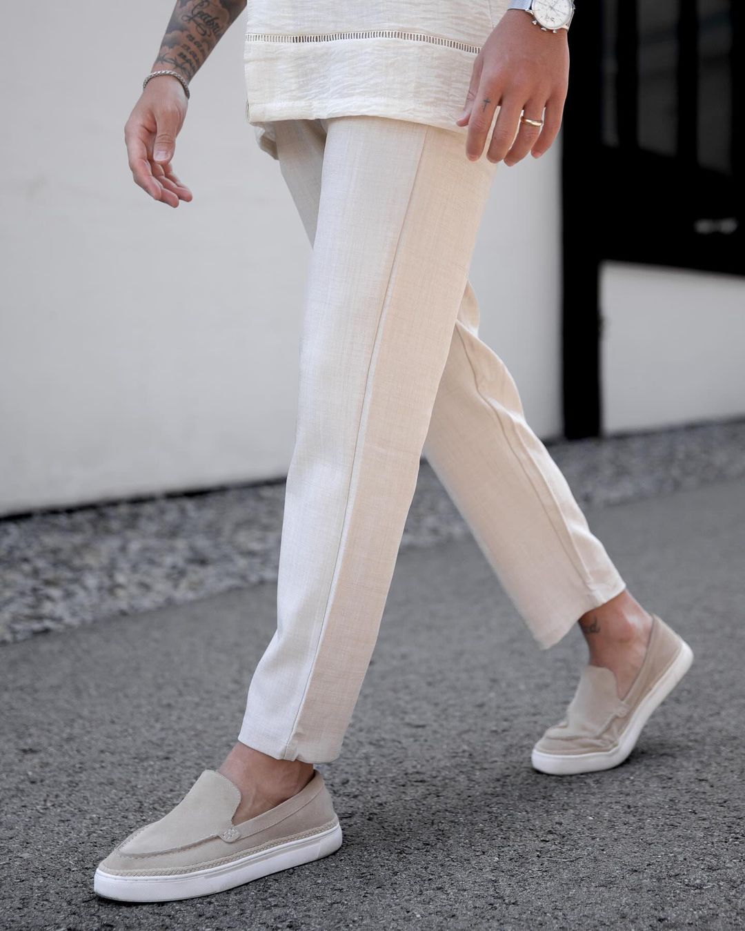 Pantalon chino droit