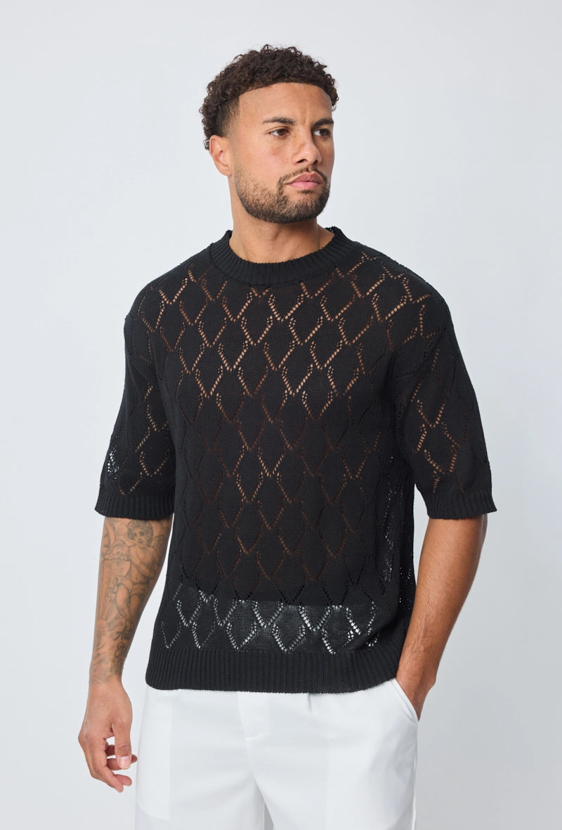 T-shirt en maille fine