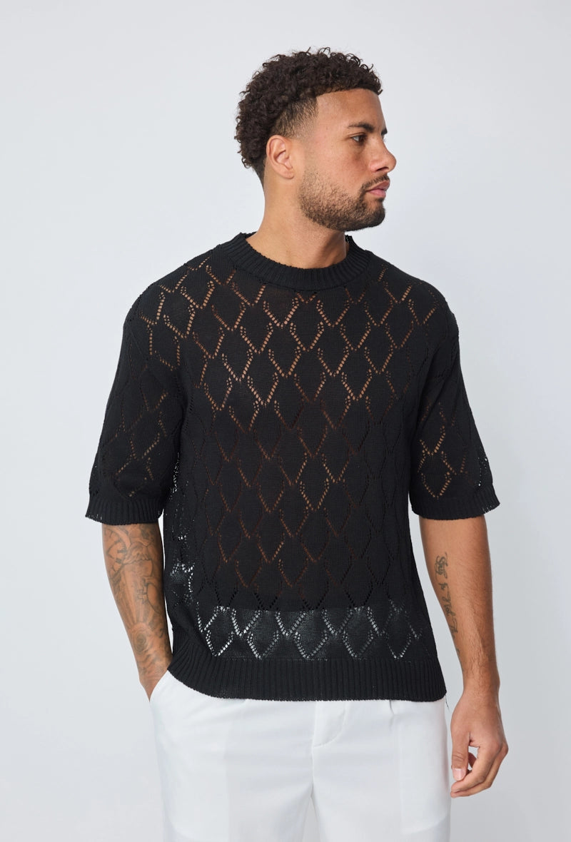 T-shirt en maille fine