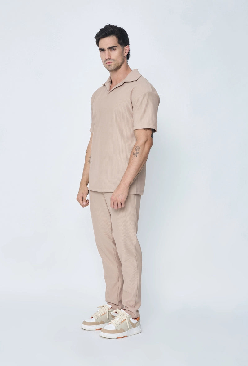 Ensemble plissé t-shirt et pantalon