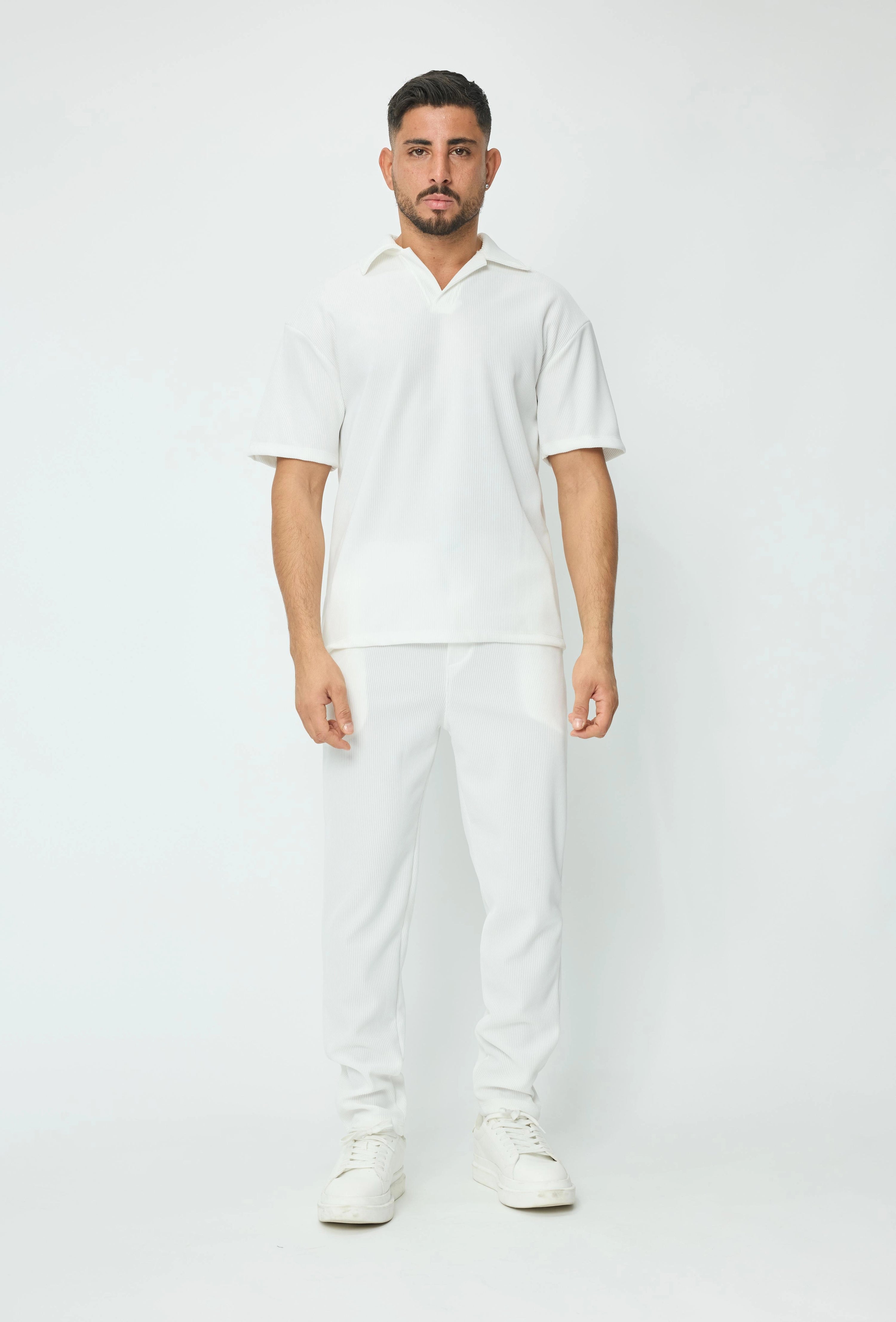 Ensemble plissé t-shirt et pantalon