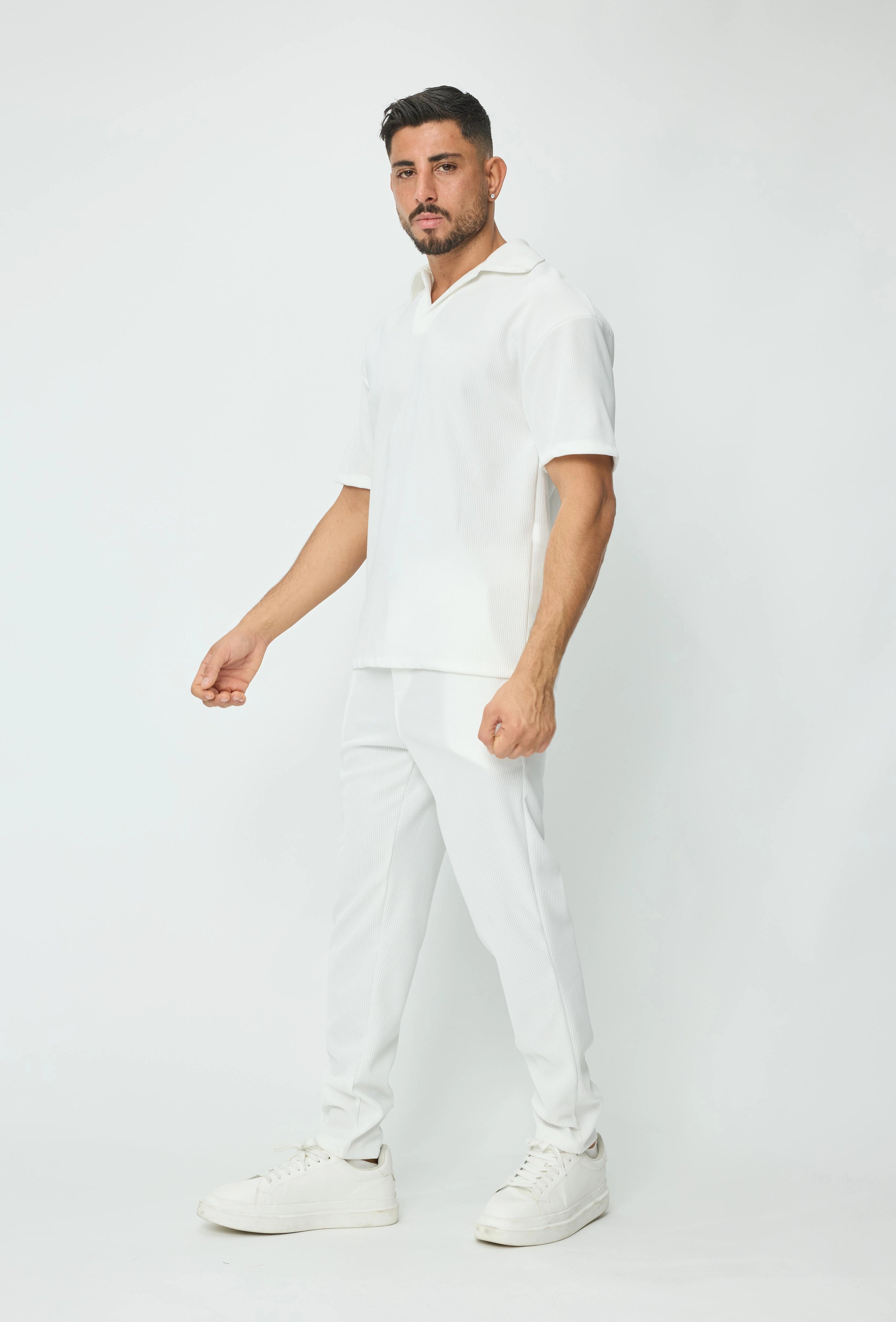 Ensemble plissé t-shirt et pantalon