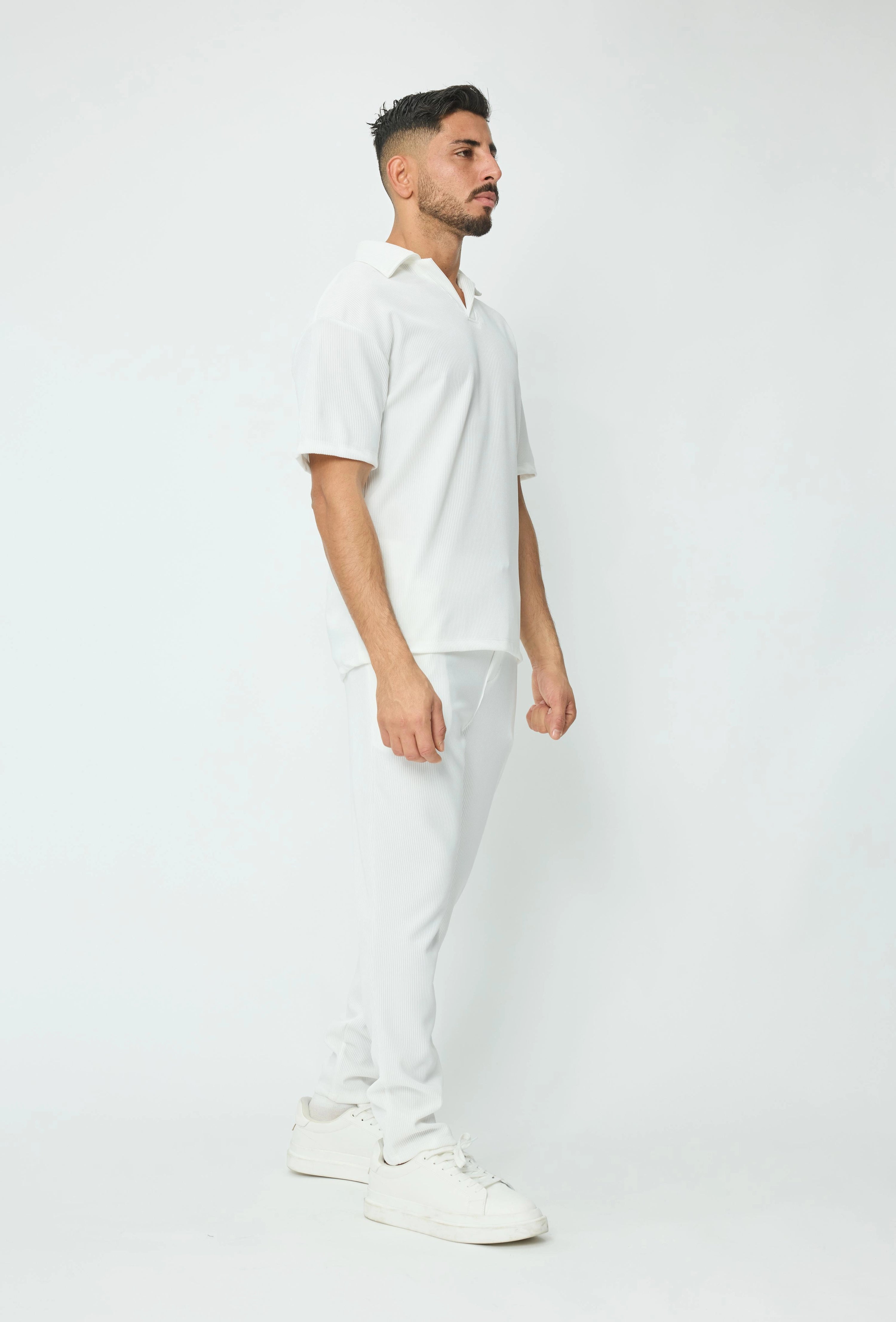 Ensemble plissé t-shirt et pantalon