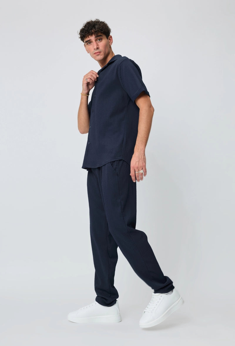 Ensemble chemise pantalon uni