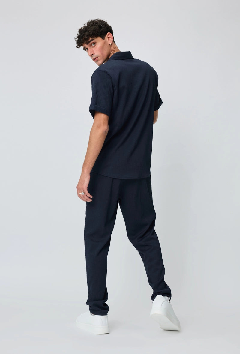 Ensemble chemise pantalon uni