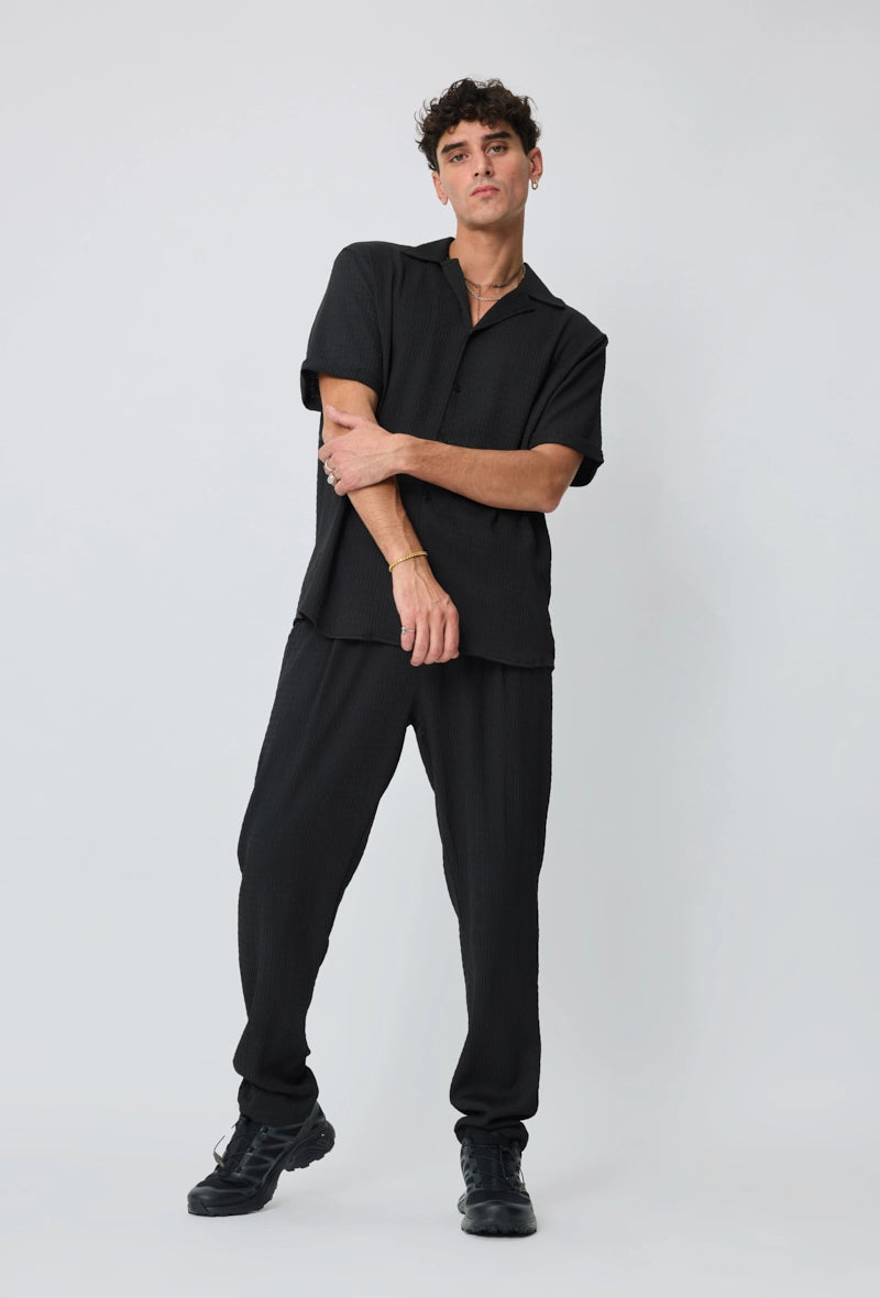 Ensemble chemise pantalon uni