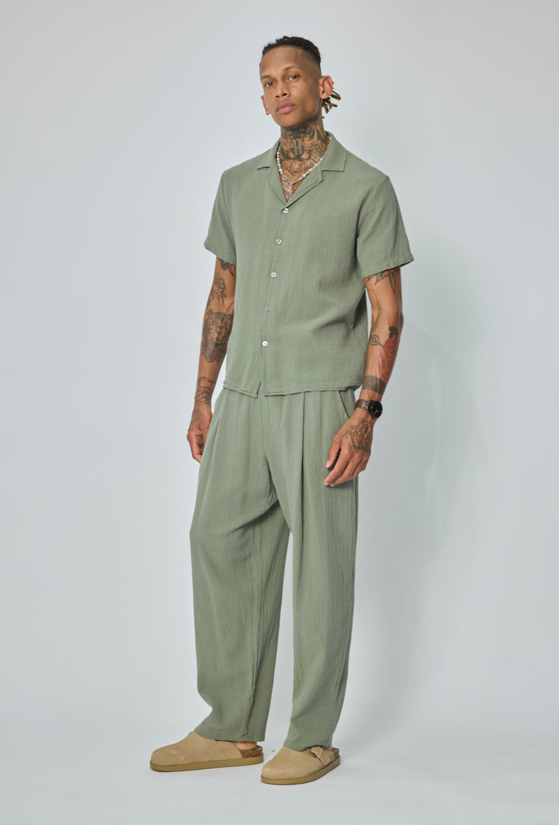 Ensemble chemise pantalon fluide