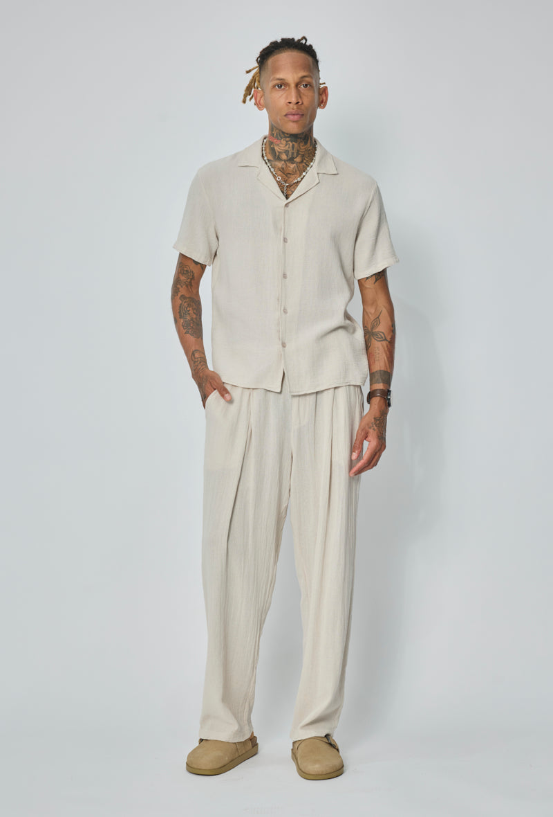 Ensemble chemise pantalon fluide