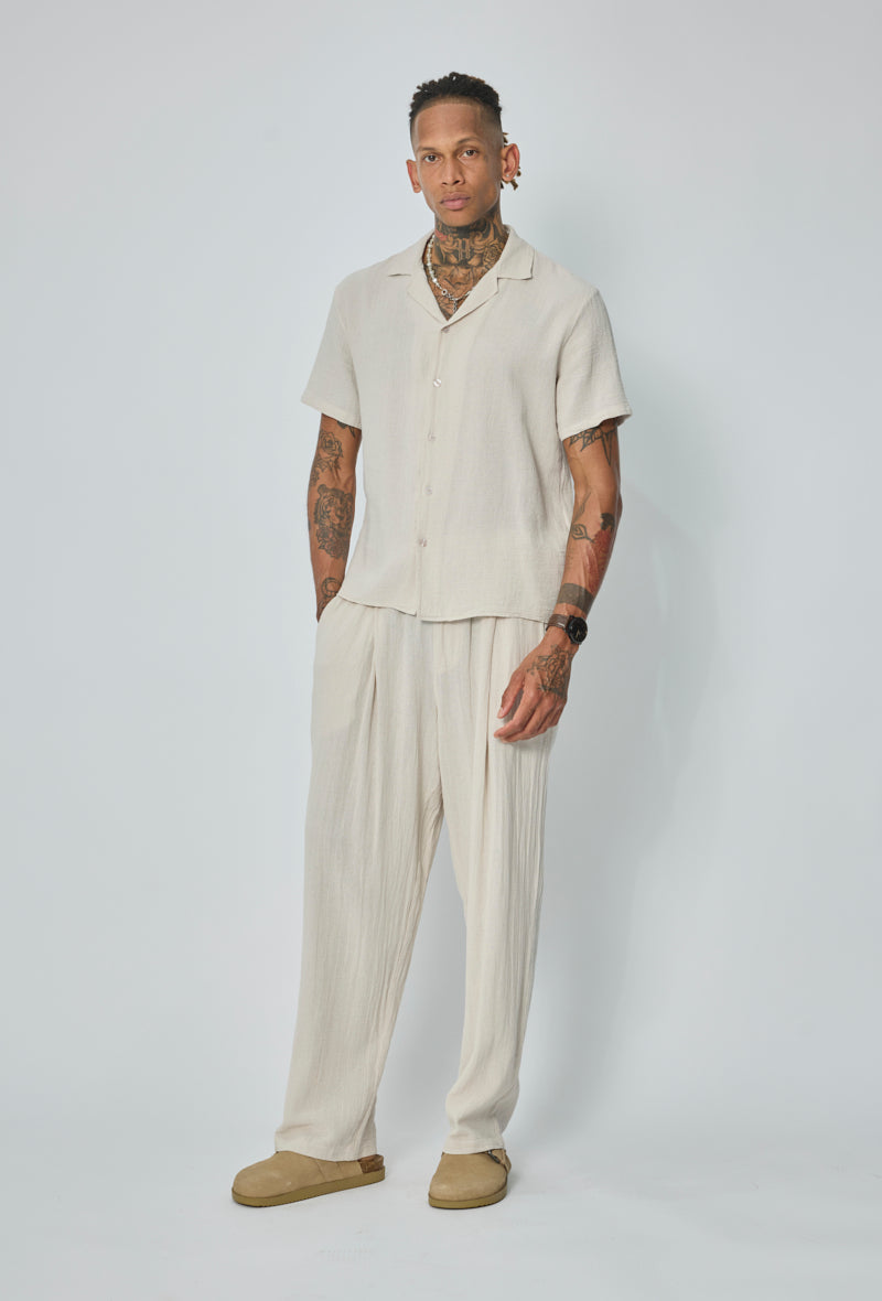 Ensemble chemise pantalon fluide