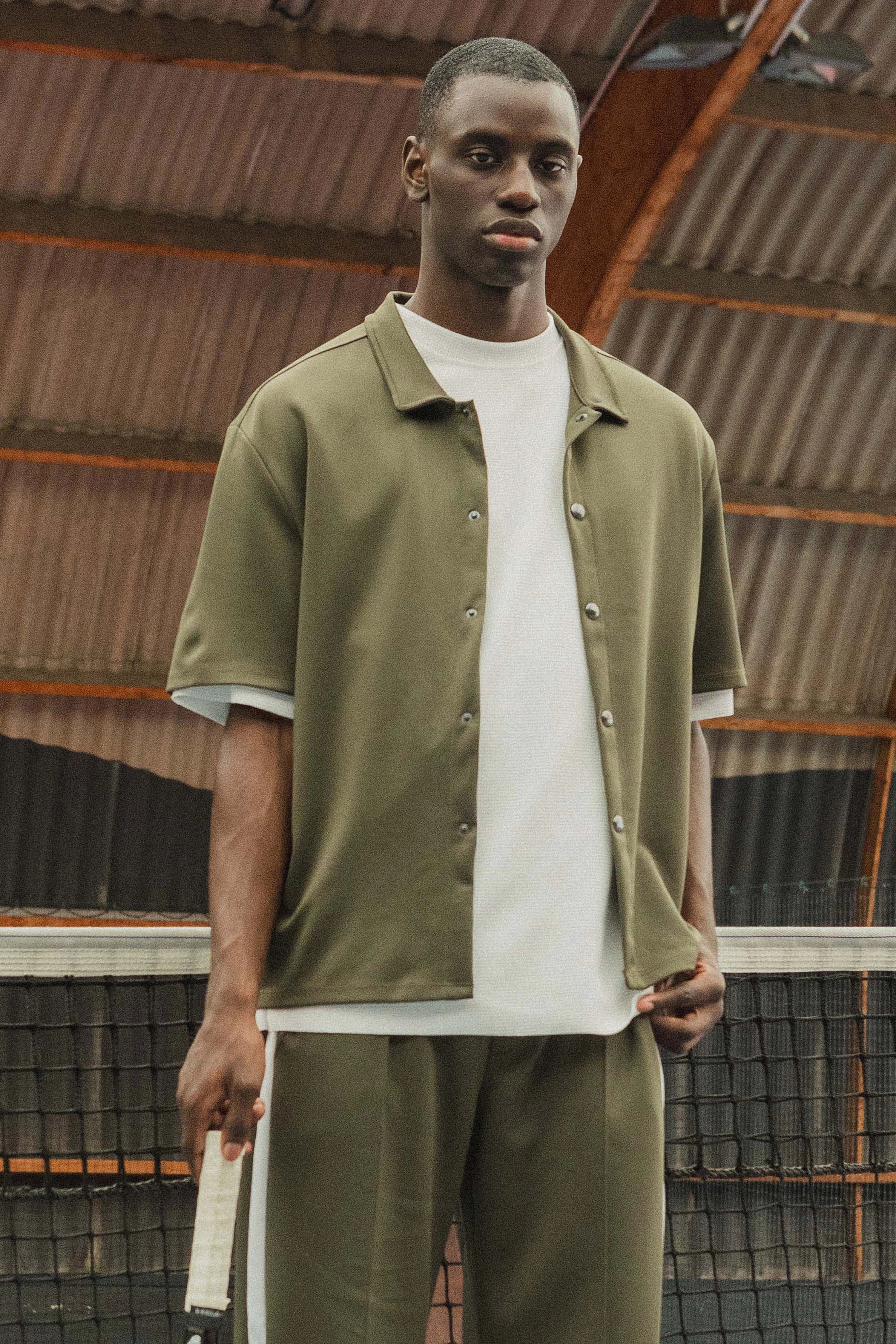 Chemise unie oversize