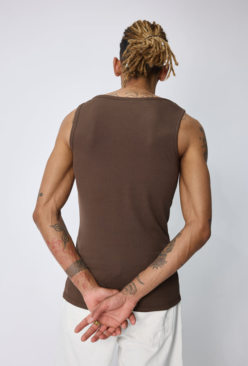 T-shirt débardeur ajusté sans manches