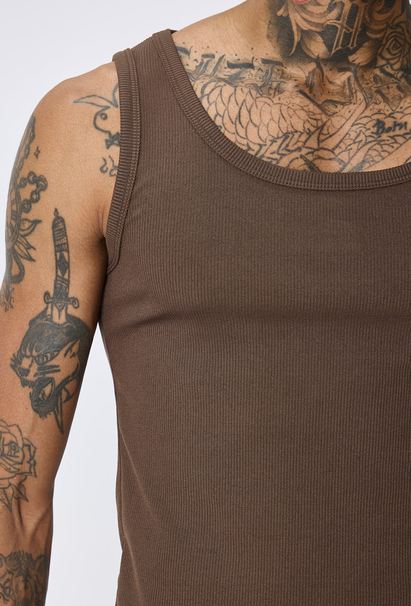 T-shirt débardeur ajusté sans manches