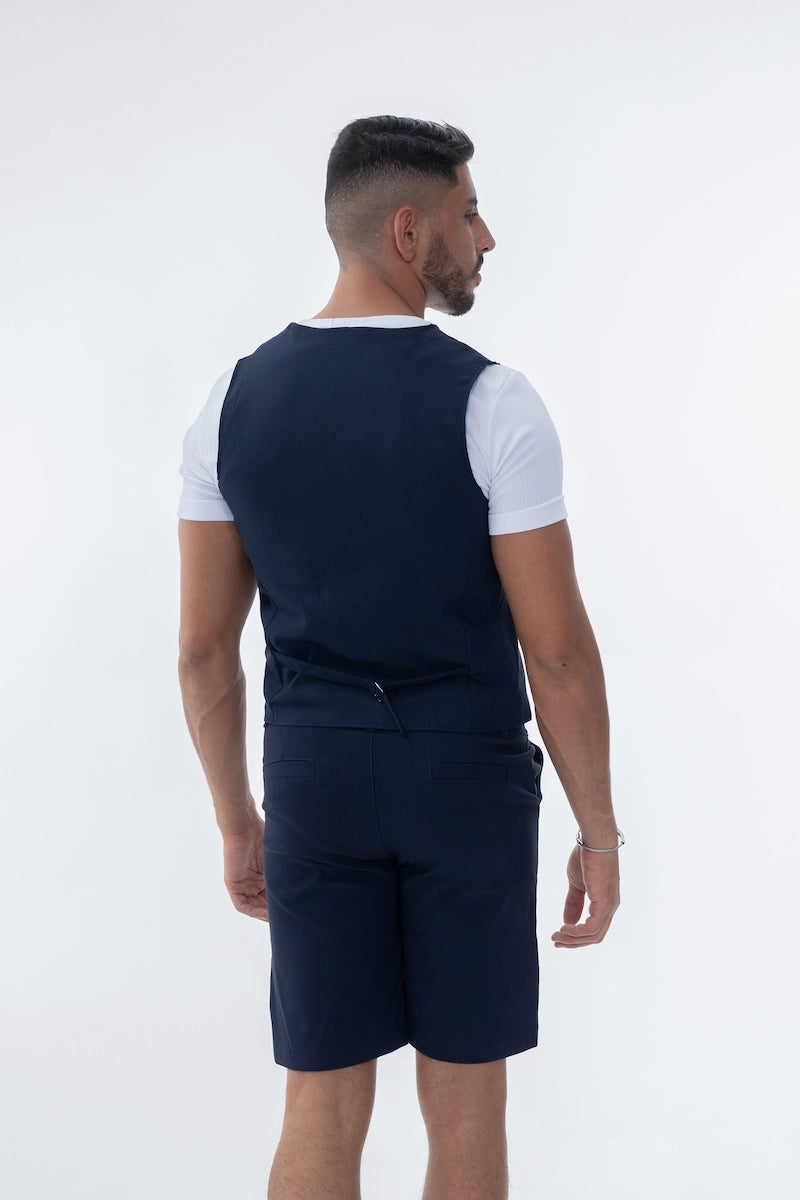 Veste sans manche col en v