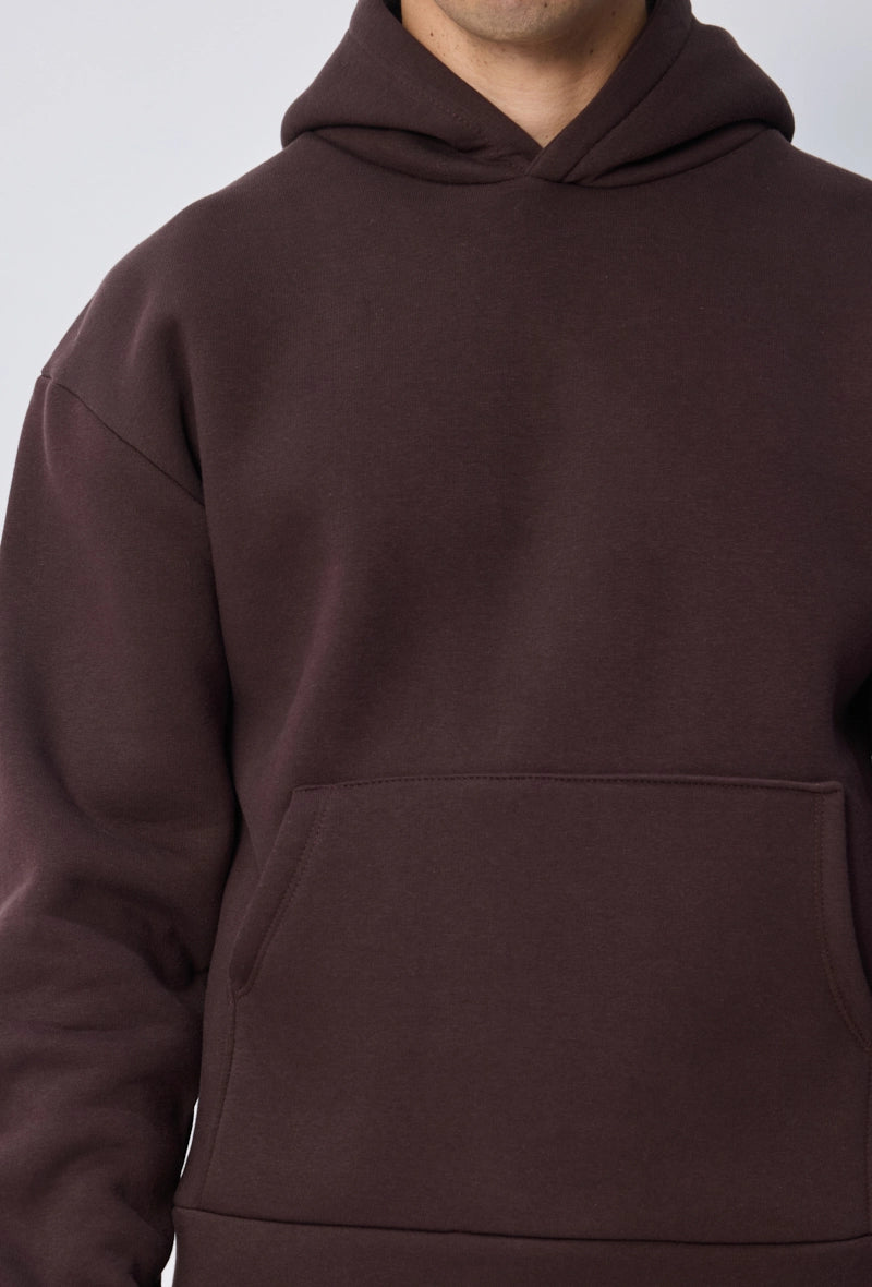 Ensemble sweat à capuche uni et pantalon de jogging uni