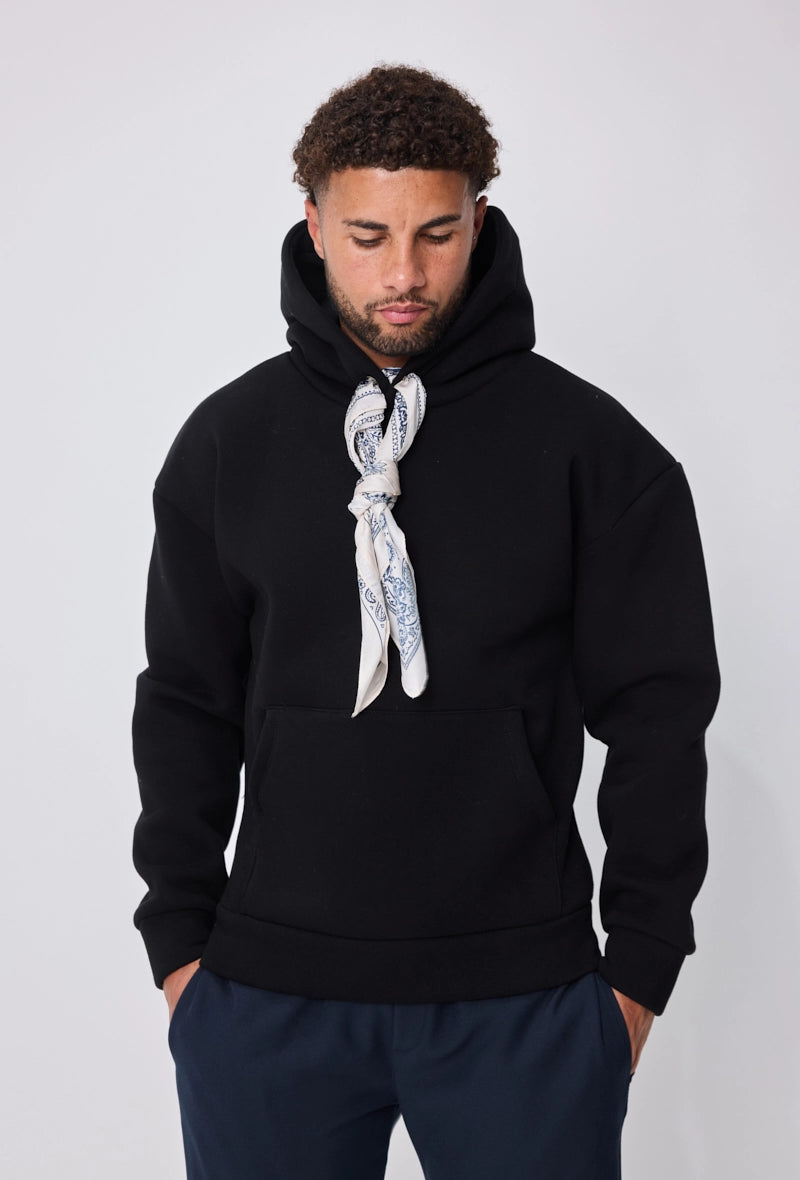 Sweat uni avec capuche