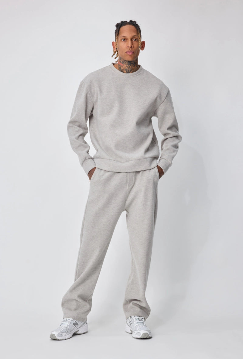 Ensemble sweat jogging uni avec capuche