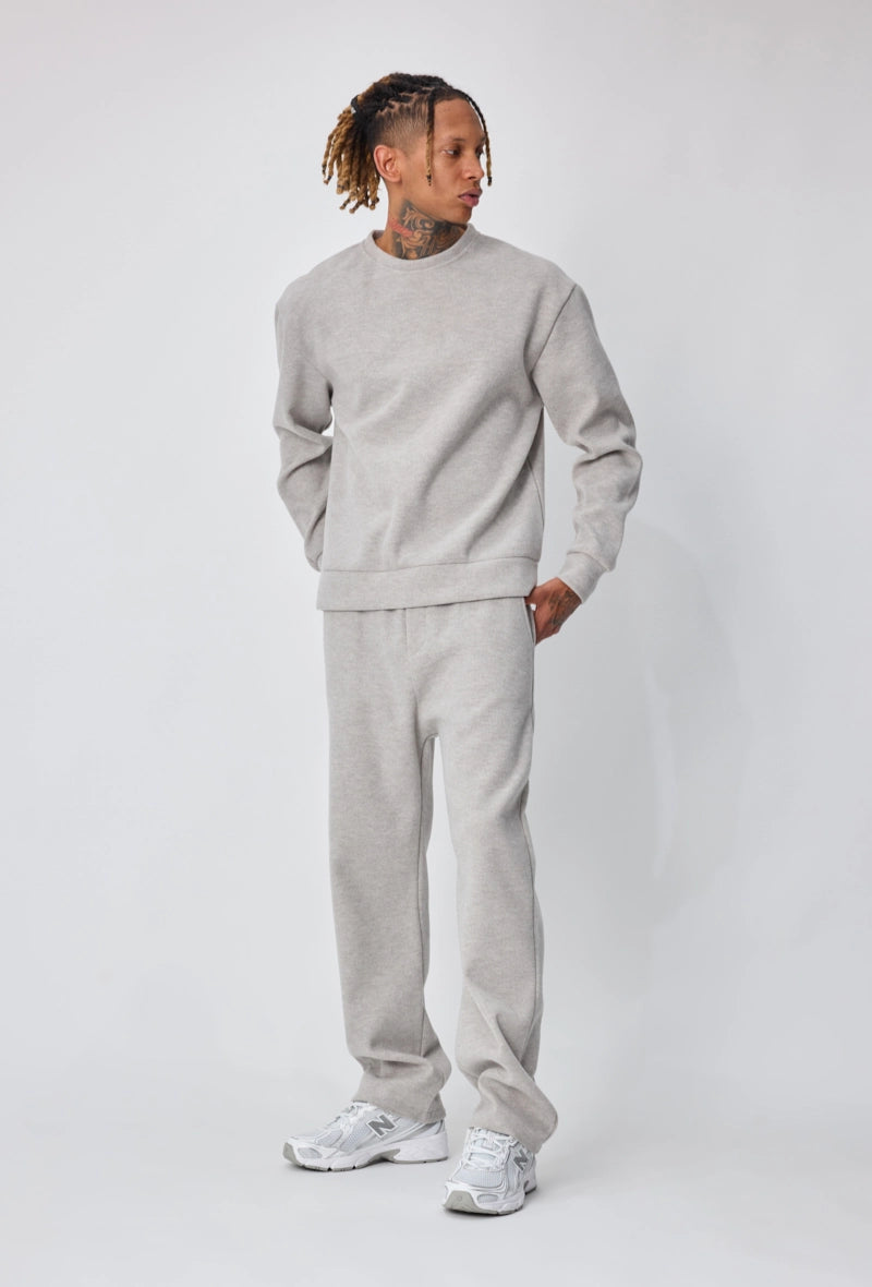 Ensemble sweat jogging uni avec capuche