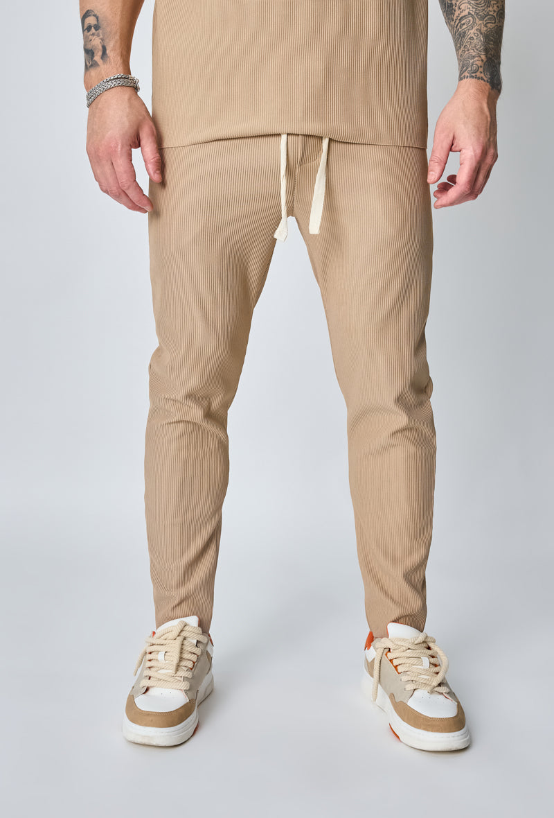 Ribbed jogger pants