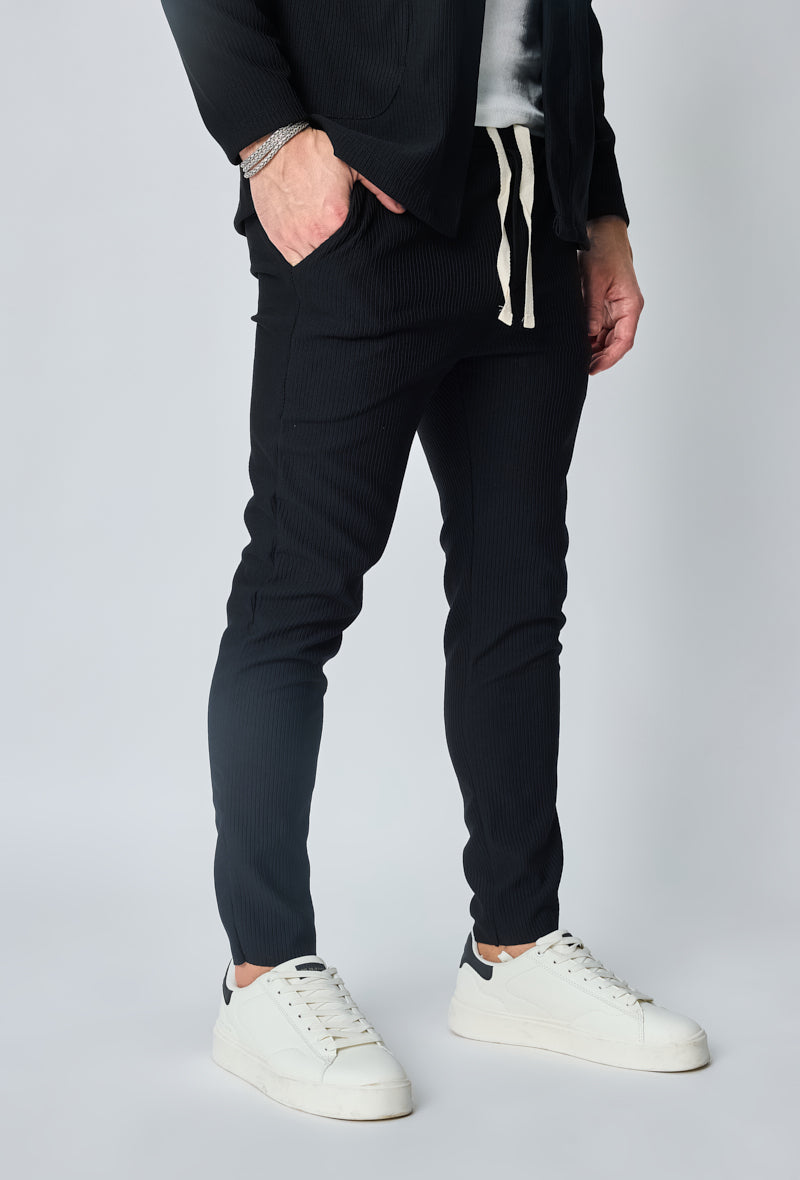 Ribbed jogger pants