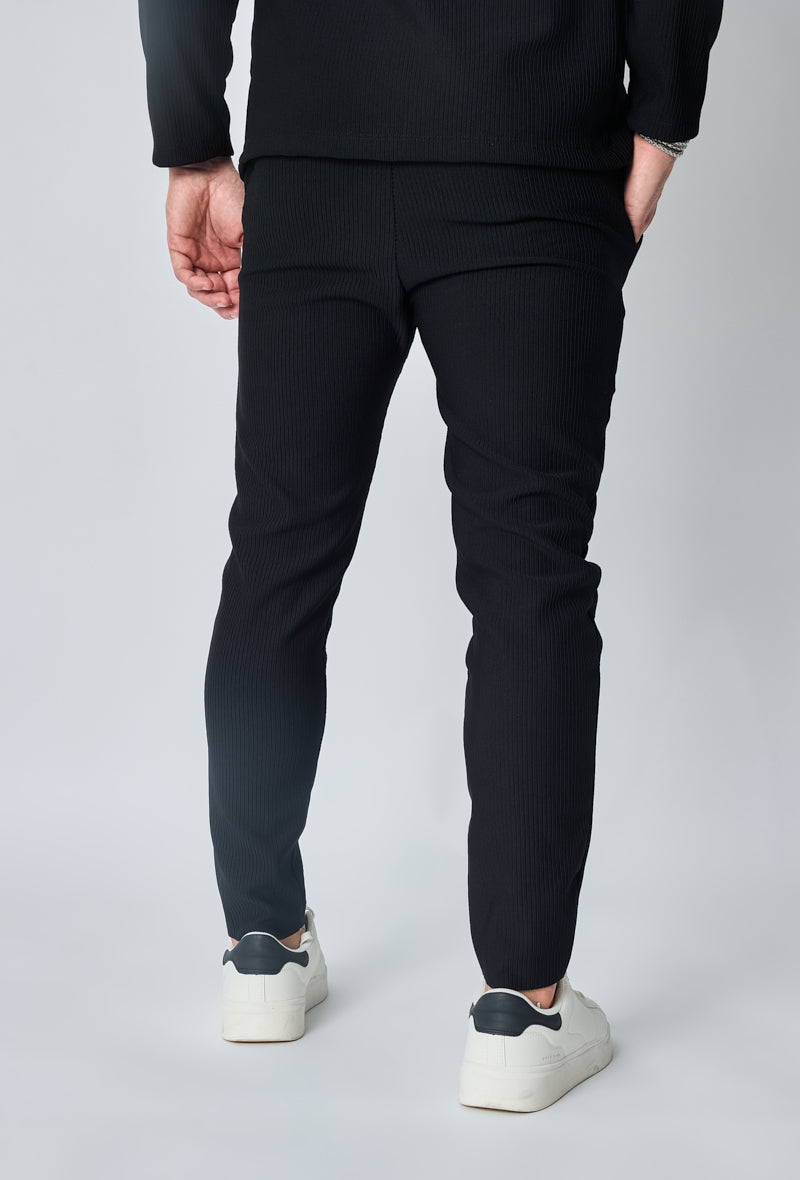 Ribbed jogger pants