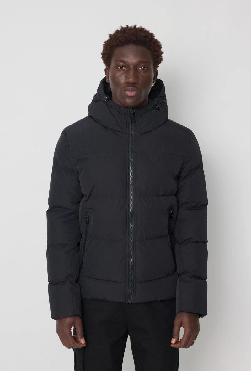 Doudoune matelassé à capuche