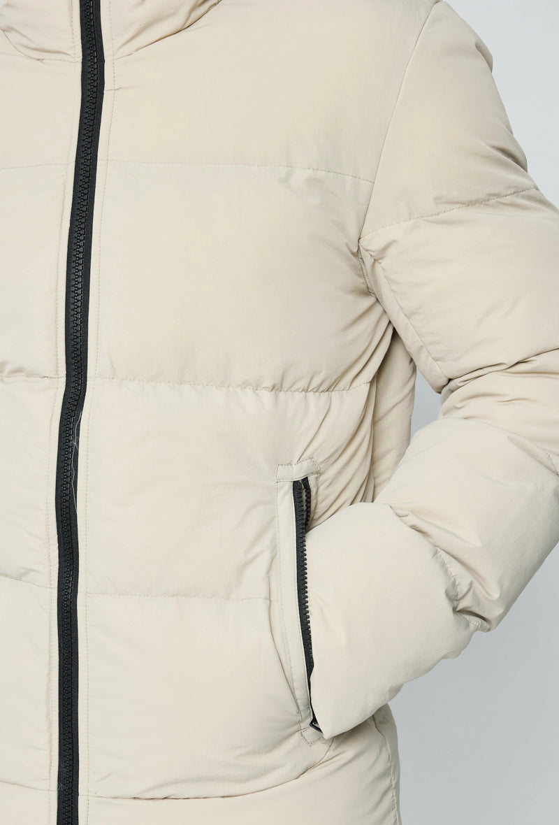 Doudoune matelassé à capuche