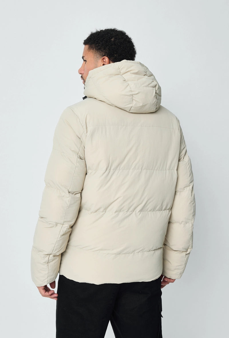 Doudoune matelassé à capuche