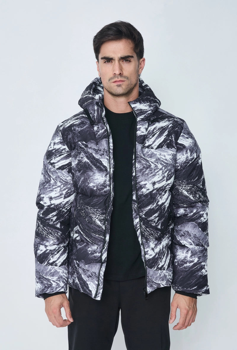 Blouson a motif
