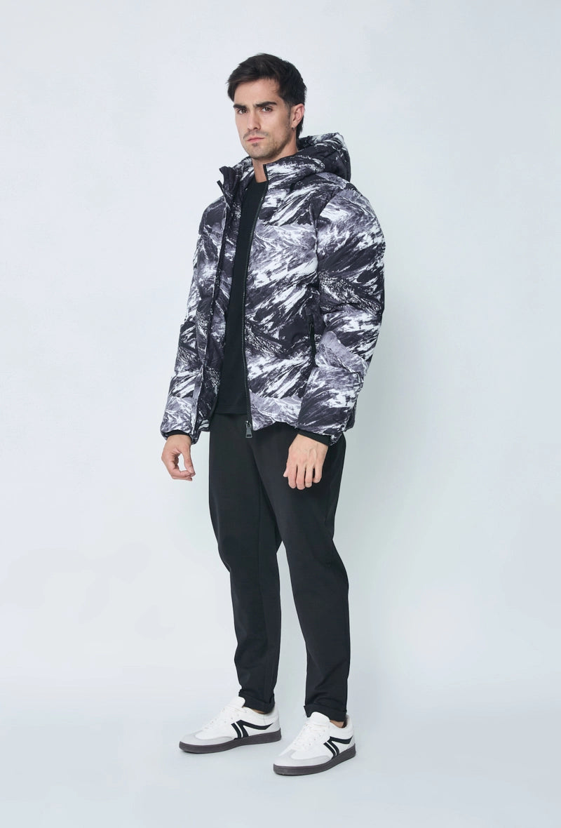 Blouson a motif