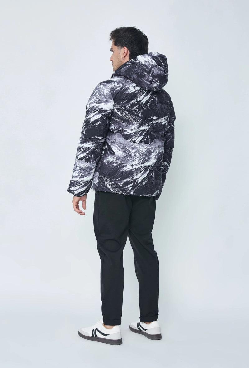 Blouson a motif
